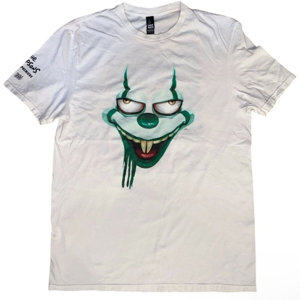 District White Tee with Green Graphic